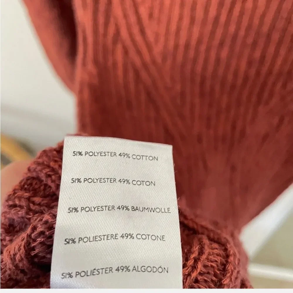 Free People Mont Blanc Mini Sweater Dress In Red Jasper - Picture 12 of 12